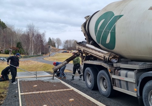 Utsalgsstedet på drivingrange